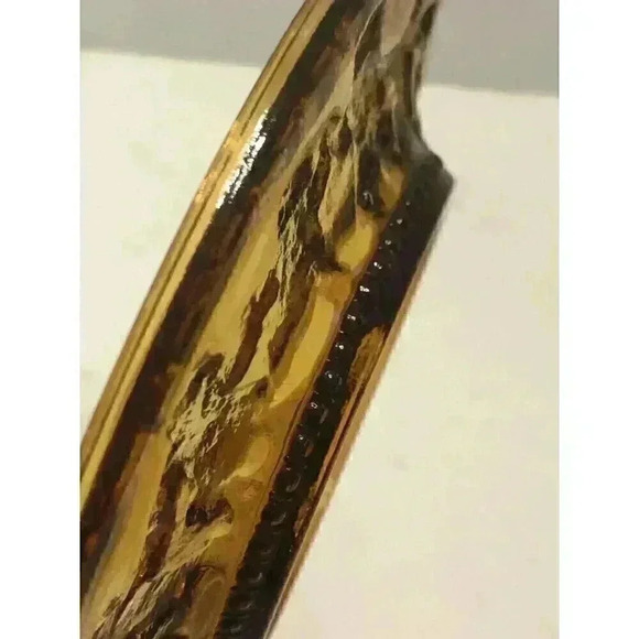 Vintage Indiana Glass Tiara Amber Collector's Plate Hey Diddle Diddle - Picture 8 of 8